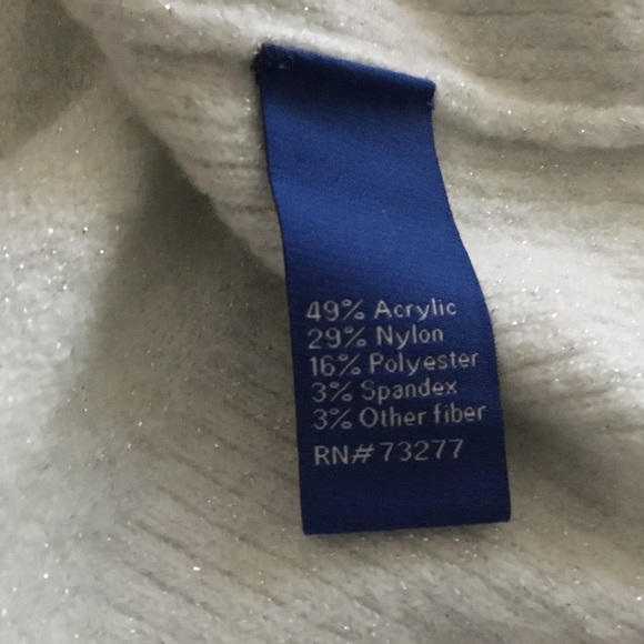 Apt 9 Sweater Twinkle and Sparkle Cream Gold Sequins Size XXL #194 - Picture 6 of 6